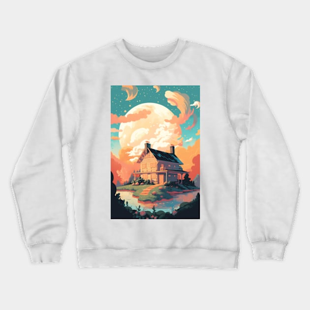 Evening Sky Crewneck Sweatshirt by UnrealArtDude